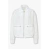 Satin Blouson Zip Up Jumper 7156220005