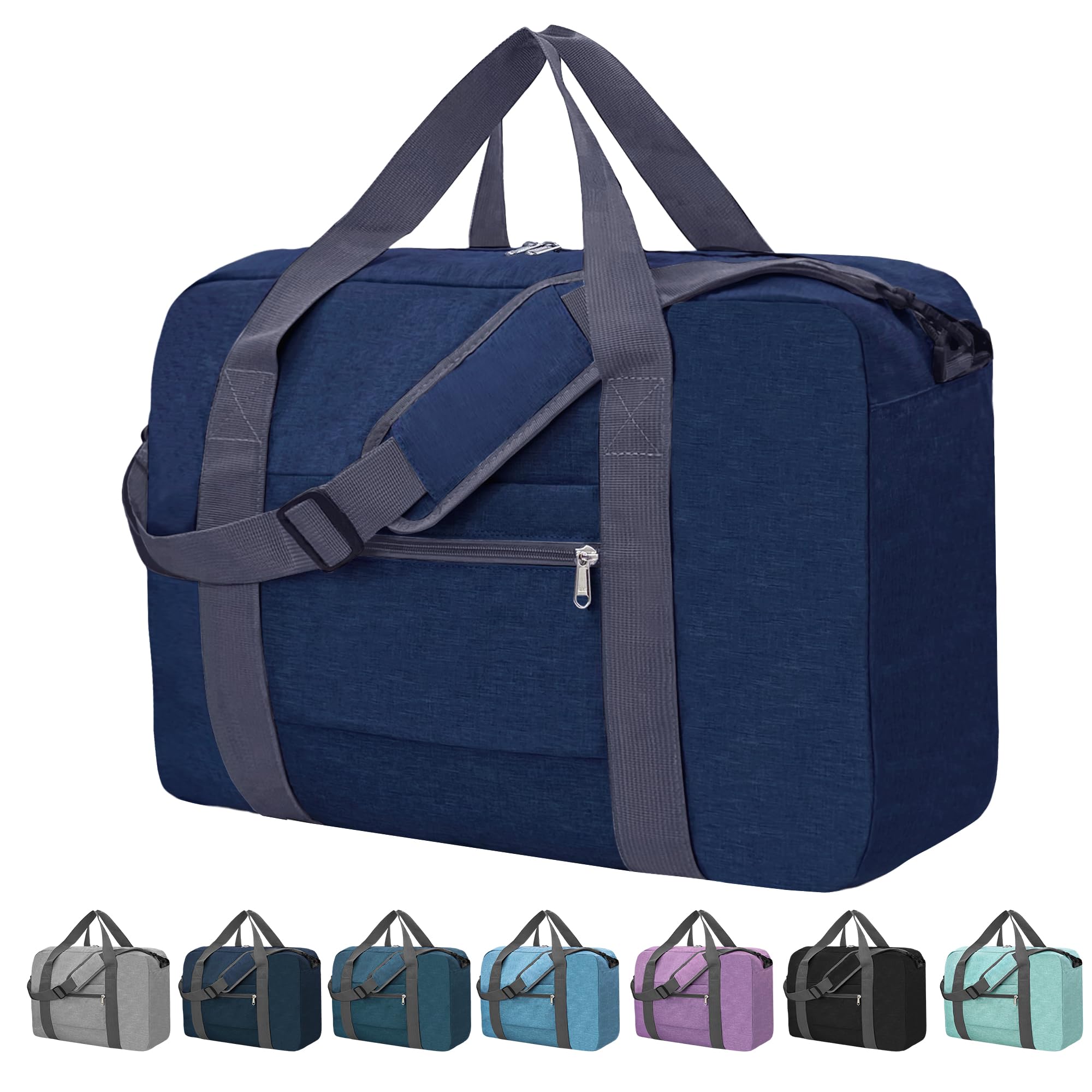 

HOPSOOKEN Легкая дорожная сумка-бостон 30 л большая для путешествий и бизнеса с карманом для хранения, ручная кладь, сумка, вместимость, совместимость с ручной кладью, для бизнеса/путешествий,