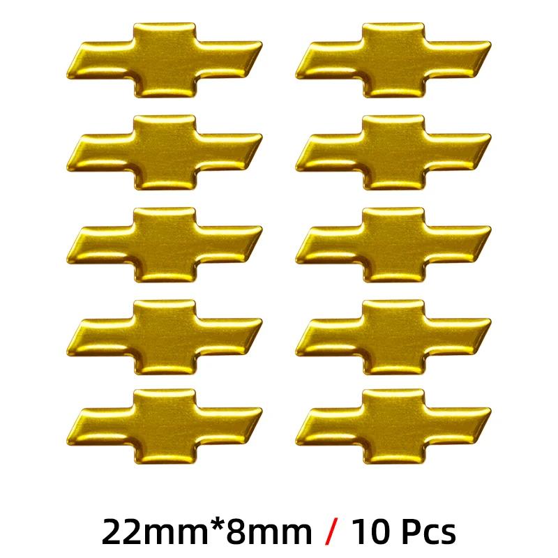 Adesivo Emblema per Chiave Auto Remota in Alluminio 18mm 22mm Accessori Auto Per Chevrolet Colorado Cruze Spark Captiva Malibu Aveo