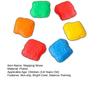 6Pcs Kids Textured Stepping Stone Non-slip Kindergarten Toddlers Educational Focus Balance Coordination Training River Bridge Stone Sensory Toy