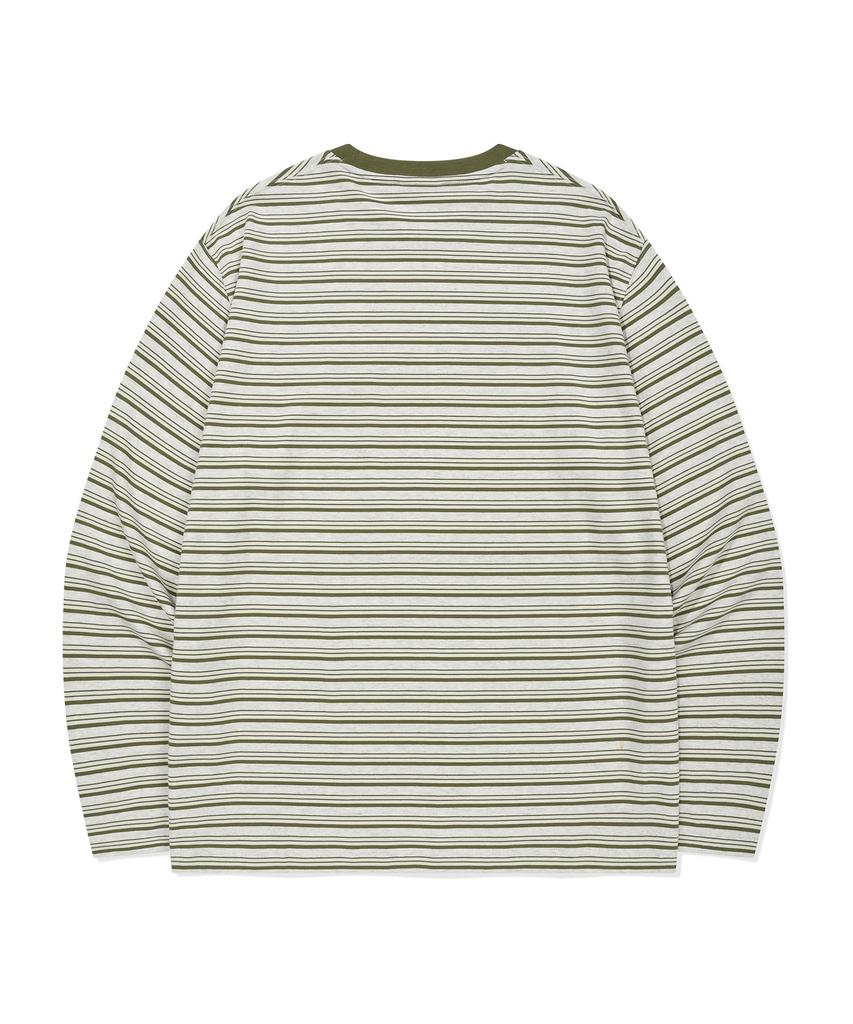 Wacky Willy Striped Long Sleeve Oatmeal