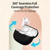 For Huawei FreeBuds Pro 5 Silicone Case Wireless Earphone Anti-Scratch Protective Cover with Carabiner