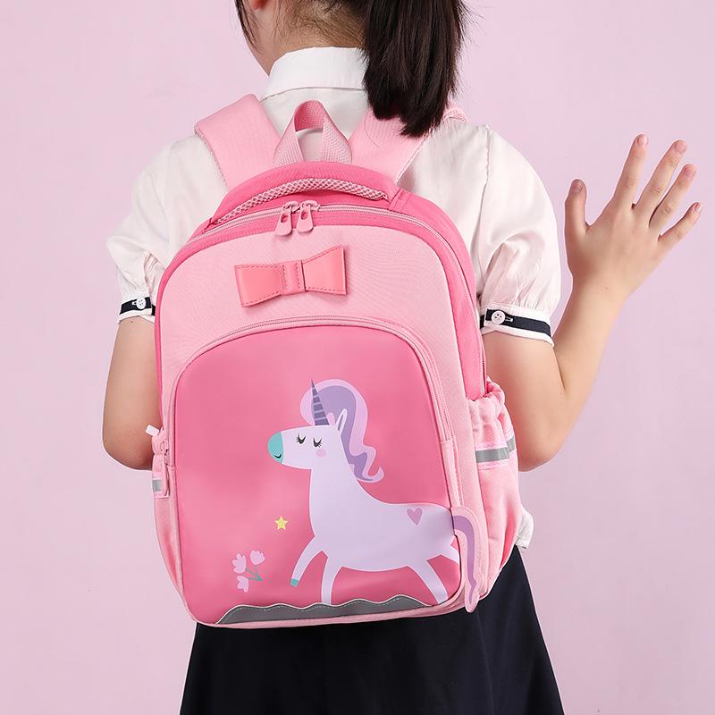 New Children's Cartoon Cute Versatile Kindergarten Students Backpack Unicorn Load Reduction Large Capacity Backpack Tide