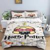 3D-Printed "Chibi-Style" Harry Potter Bedding Set (Duvet Cover & Pillowcases)—Perfect for Decorating Boys' and Girls' Bedrooms.1