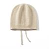 Autumn and Winter New Cashmere Women's Knitted Hat Drawstring Warm Ear Protection Fashion Hat Crimping Stack Hat Cold Hat