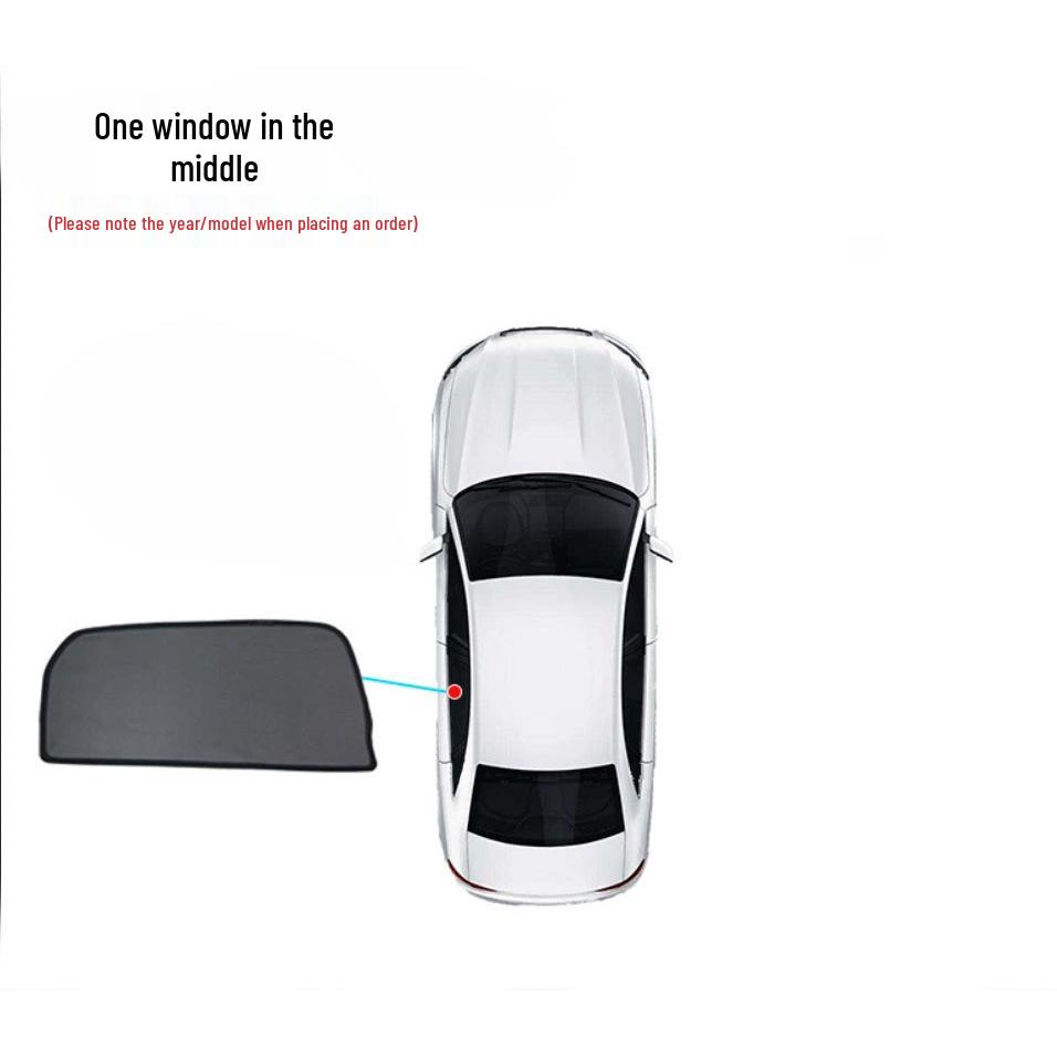 Sunshade for Buick L7: Offers sun protection, heat insulation, and privacy (standard magnetic type).