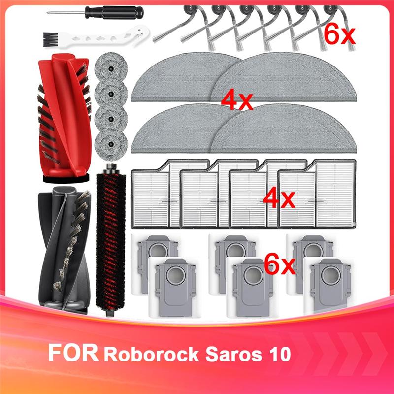 A74E-Accessories Kit For Roborock Saros 10 Robot These Replacement Parts Are Compatible как