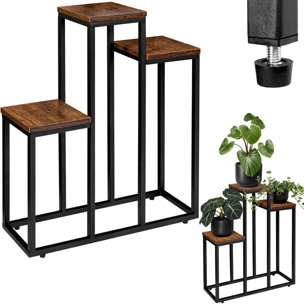 Loft Agras Rustic Standing Flower Bed Flower Stand