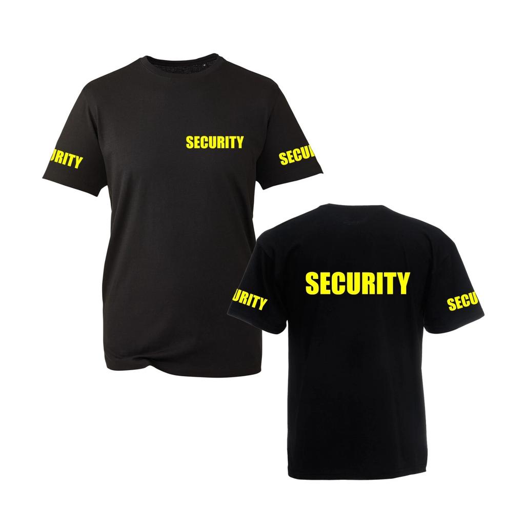 Security T-Shirt, Security Bodyguard Doorman Uniform Bouncer Workwear Unisex Top
