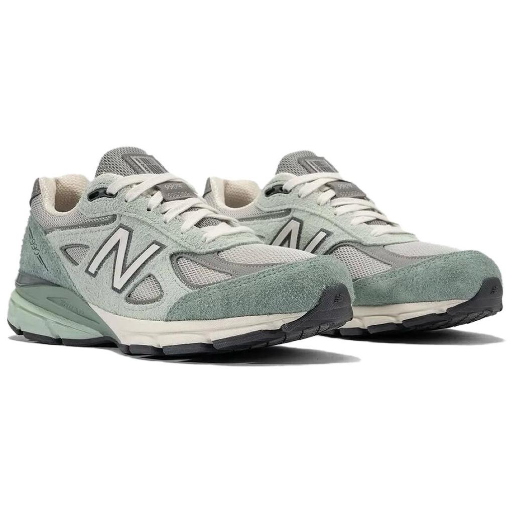 The Whitaker Group x New Balance 990v4 Made in USA Willful Bias Unisex Sneakers Green Clay-Ash Salt-Marsh U990WK4