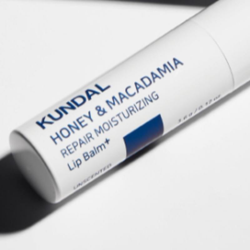 Kundal Honey   Macadamia Repair Moisturizing Lip Balm Unscented 3.6g X6ea