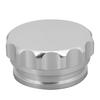 Kraftstoff Wassertank Einfüllstutzen Kappe Kit 1,9 Zoll Innendurchmesser Aluminium Universal für Auto Silber