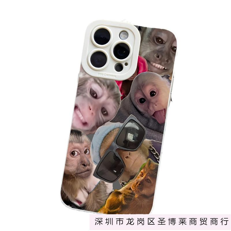 The new monkey is suitable for Apple 15 mobile phone case iphone12promax case 14/13/11/XSMAX pupil eye 16