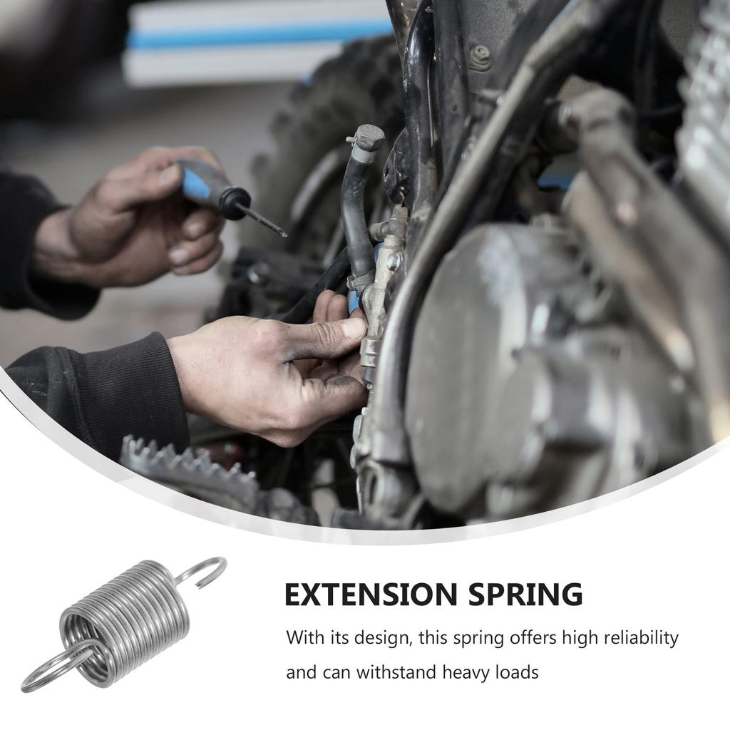 10Pcs Reliable Stainless Steel Tension Springs Metal Extension Spring for Securing Components Machinery Construction Repair