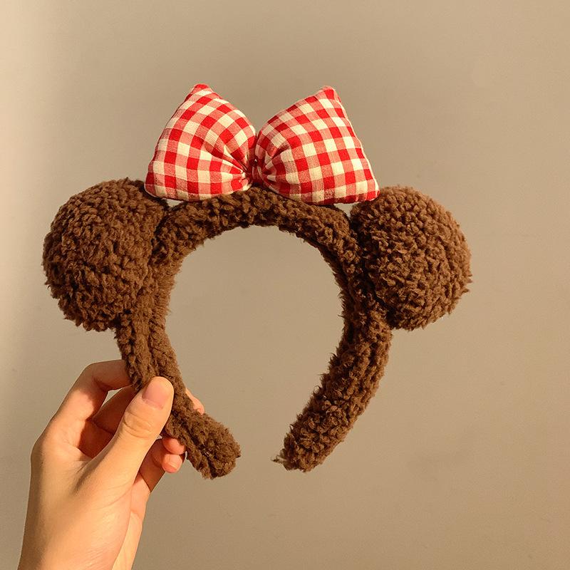 Adorable 2024 Cartoon Hair Tie & Plush Headband Set for Women - Cute Hair Accessories & Gift