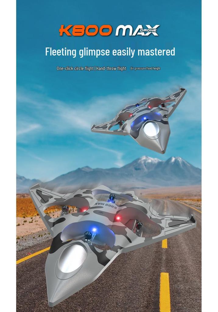 K800 Four-Axis Kids' Toy Drone: Durable, Remote-Controlled Airplane - Perfect Holiday Gift.