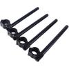Separate Lenker, 1 Paar Universelle 41mm Motorrad CNC Separate Lenker Verstellbare Clip-on Lenker für 41mm Gabeln
