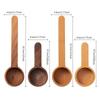 Coffee Bean Spoon Wood Spoon Several Spoons Coffee Powder Milk Powder Gram Weight Quantitative Spoon Gram Spoon Measuring Spoon