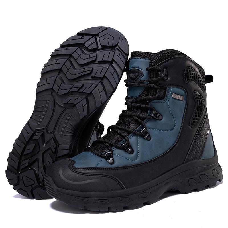 Outdoor Hiking Boots for Men Waterproof Thick Sole Men Boots Brand Plus Size Boots Ankle Man Hiking Shoes