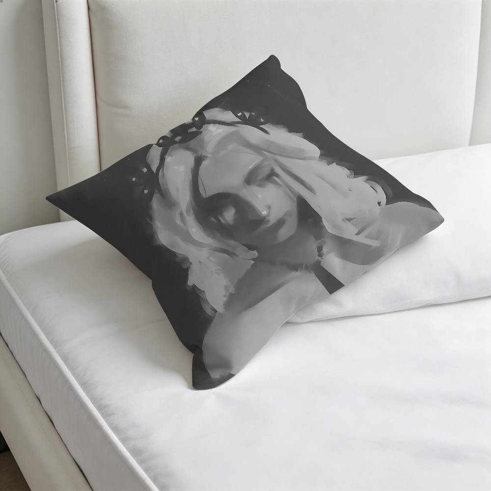 SSlay The PPrincess Game Decorative Square Pillow Cover Modern Cushion Case for Living Room Bedroom