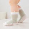 Summer Thin Children's Stripe Socks For Girls Boys Cute Cartoon Newborn Socks Cotton Boneless Mesh Baby Toddler Sock