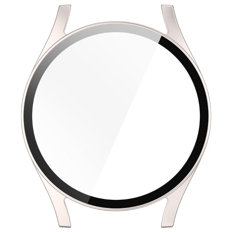 Smartwatch Protective Cover Watch Bumper Case Tempered Glass Screen Cover for Watch 7 40mm/44mm Assorted Color