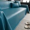 1pcs Simple Solid Color Sofa Mat Waterproof Non-slip Couch Cushion Four Season Universal  Protector Towel Case Home Decor
