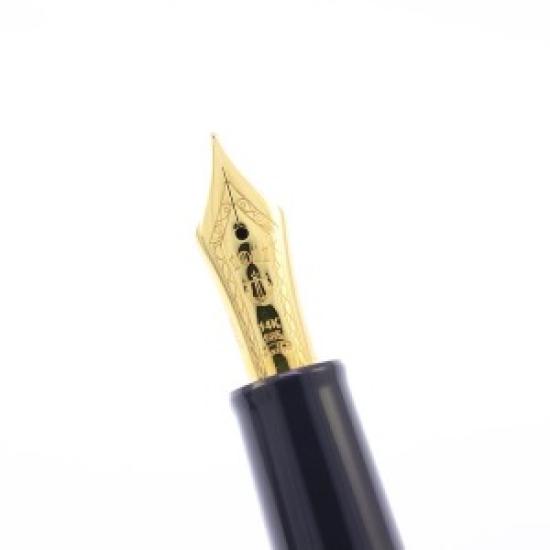 USED Sailor Professional Gear Slim Mini Fountain Pen – Gold Trim (Taupe), Medium Fine (MF)