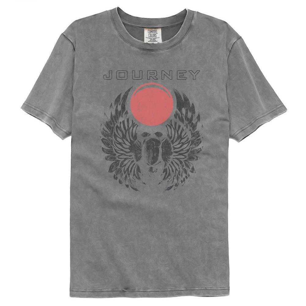 Journey Music Band T-Shirt 1981 Monotone Scarab World Tour Steve Perry Merch Unisex T-Shirt S