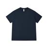 Gram heavy solid color crew neck T-shirt loose men's and women's same group clothes short-sleeved fashion versatile cultural shirt