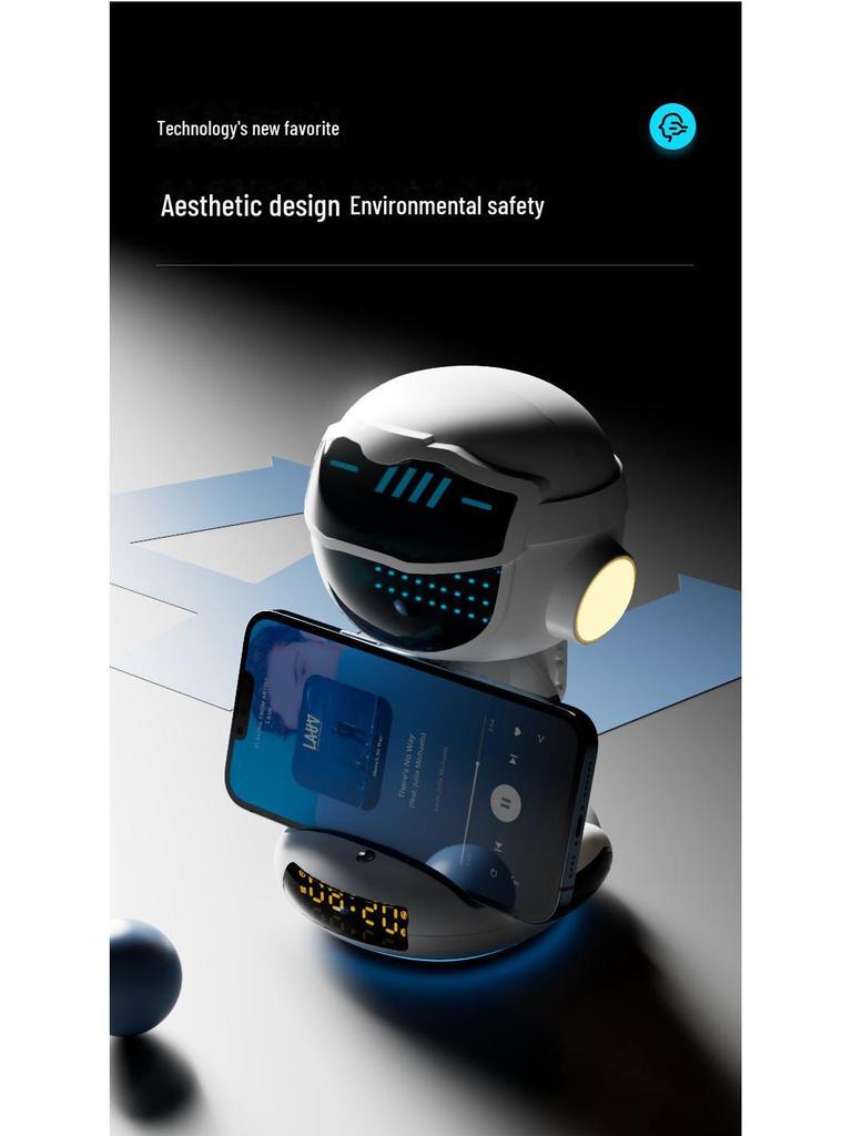 Boxă inteligentă AI DeepSeek M80 Spark & Ceas cu alarmă