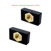 6mm Copper Sliding Nut Boat Rail Hardware Kayak Track Rail Copper Nut Fishing Rod Holder Mounting Base Nut Enduring