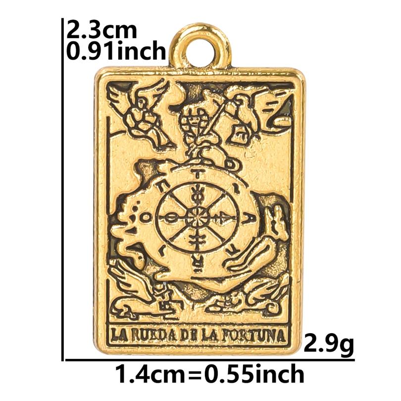12Pcslot Metal Tarot Charm Mix Accessories Sun Moon Star Pendant Charms For Jewelry Making Supplies Wholesale Items Diy Earring