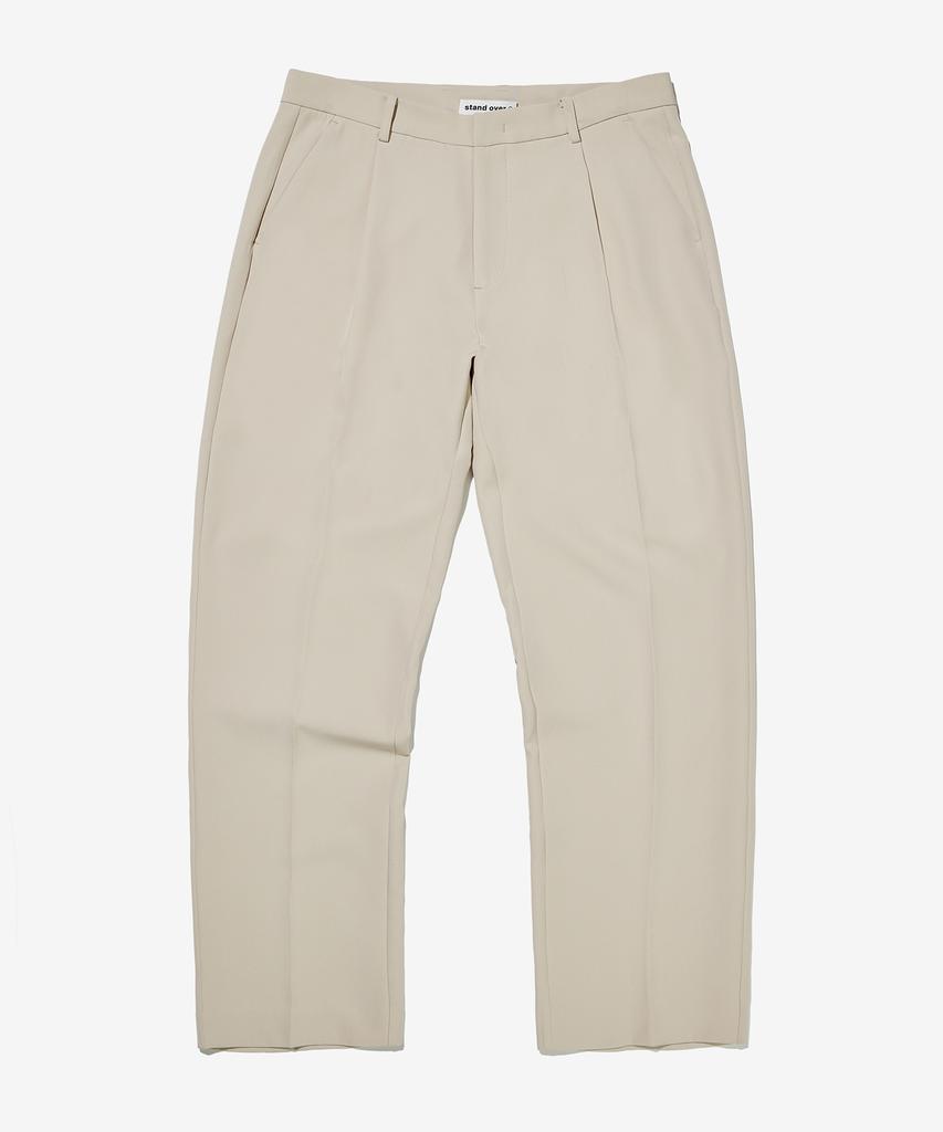 Seutaendeuobeo Semi-Wide Slacks [Ash Cream]