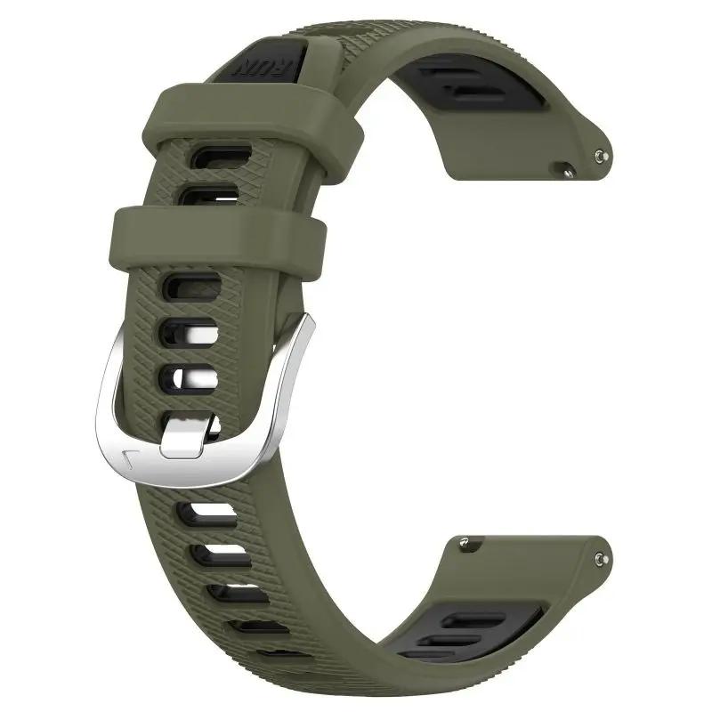 20MM Silikonový řemínek pro Garmin Forerunner 165 245 645 Music Venu 2 SQ2 Plus Vivoactive 6 5 3 Chytré hodinky Náramek Pouzdro Řemínek