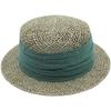 French Retro Japanese Woven Hollow Straw Top Hat Women'S Summer Small Brim Short Brim Panama Flat Top Straw Hat Foreign Trade