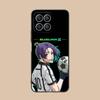 Blue Lock Reo Mikage Matte TPU Mobile Phone Case for Honor 90 80 70 60 50 30 20 10 9 8 7 Pro S SE Lite 5G Printing Cover