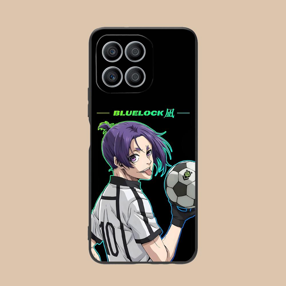 Blue Lock Reo Mikage Matte TPU Mobile Phone Case for Honor 90 80 70 60 50 30 20 10 9 8 7 Pro S SE Lite 5G Printing Cover