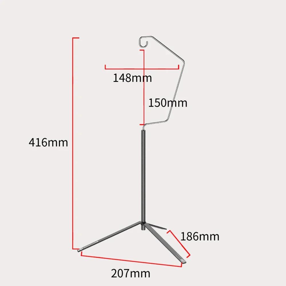 Ultralight Lantern Stand Tabletop Light Holder Light Hanger Portable Detachable Outdoor Tourist Lighting Lantern Hangers