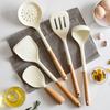 5Pcs High-grade Silicone Kitchen Utensils Spatula Spoon Rice Spoon Kitchen Gadgets Kitchen Accessories Home Kitchen Items