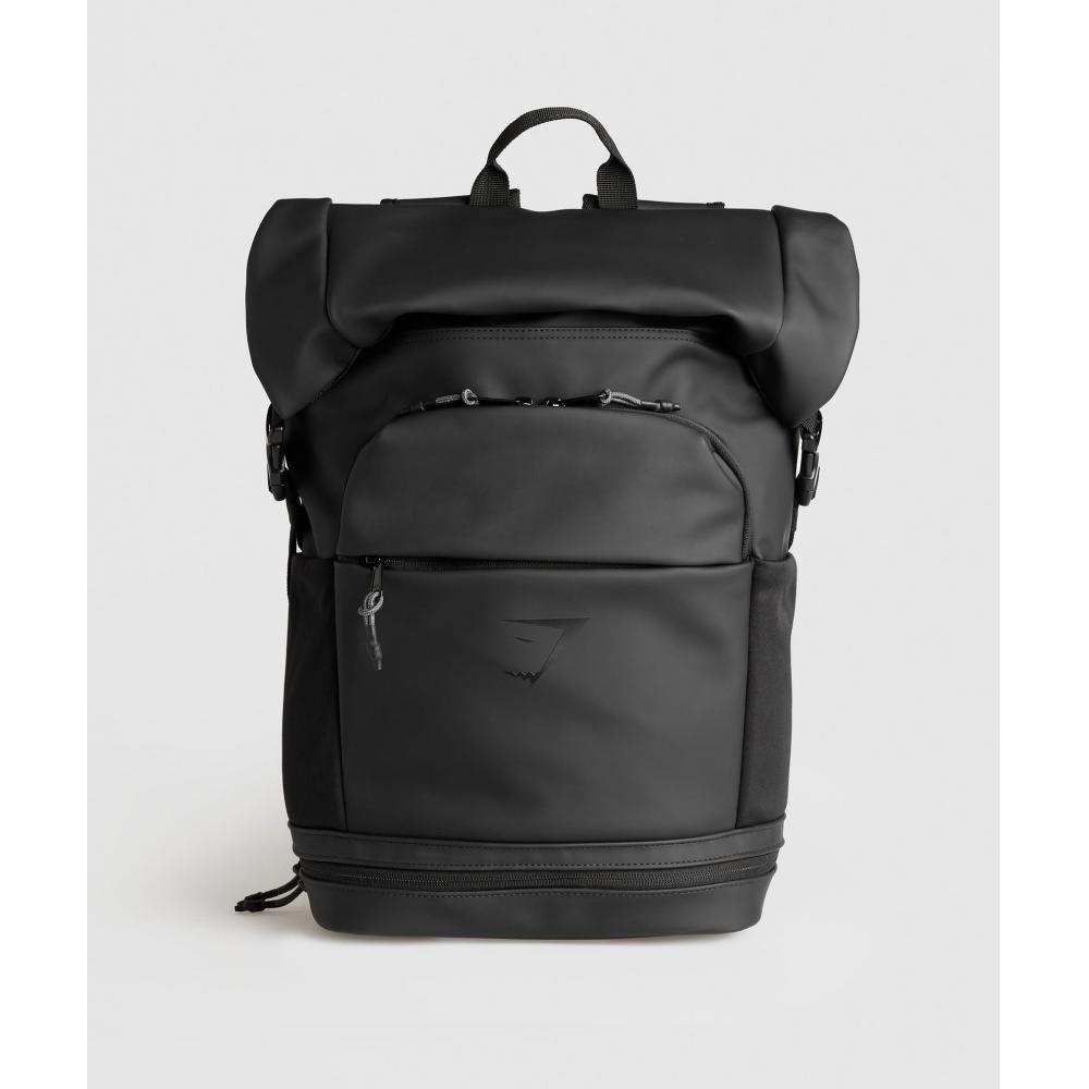 

Рюкзак GYMSHARK Sleek Roll Top, черный I2A9E BB2J