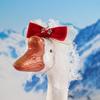 Santa Claus Christmas Coat for Porch Goose Decoration