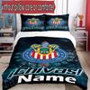 3pcs Duvet Cover Set (1*Duvet Cover + 2*Pillowcase, Without Core), Custom Name Club Deportivo Guadalajara Pattern Bedding Set, Home Bedroom Decor Gift