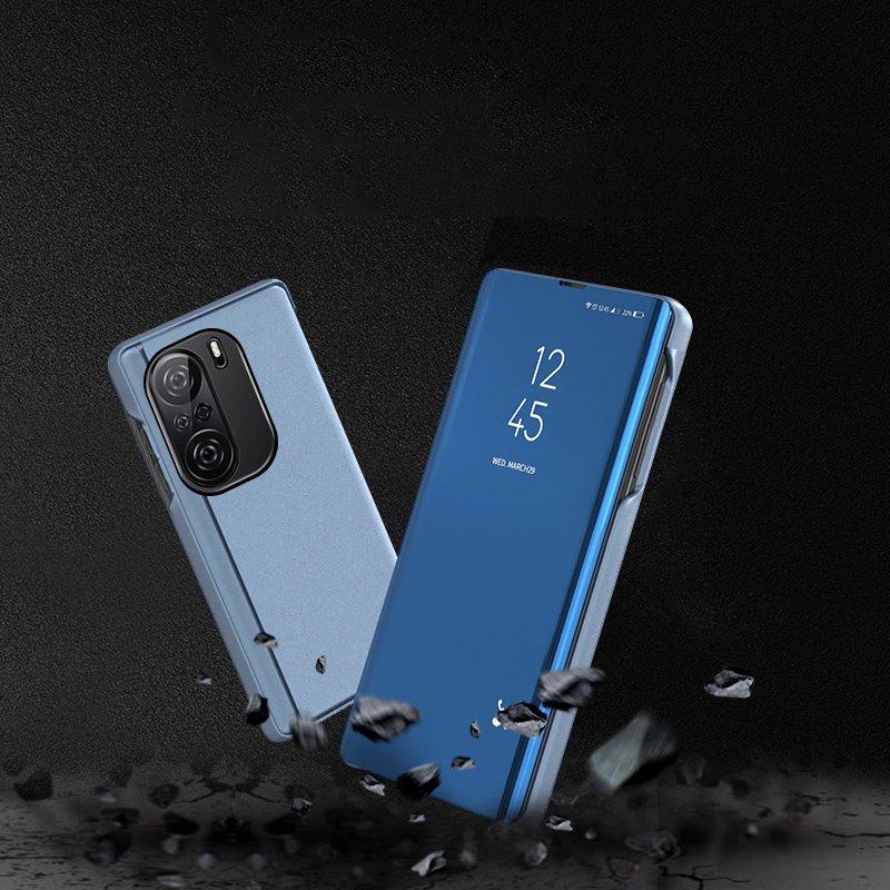 Xiaomi Redmi K40 Pro+ / K40 Pro / K40 / Poco F3 Blue Flip Cover - Premium Clear View Case