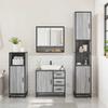 VidaXL Ensemble de meubles de salle de bain 3 pcs Sonoma gris, armoire de salle de bain, placard de salle de bain, meuble de 3300988