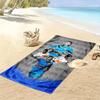 Dynamic Soccer Action beach towel soft beach quick-drying swim towel swim seaside beach towel Fashion printing beach