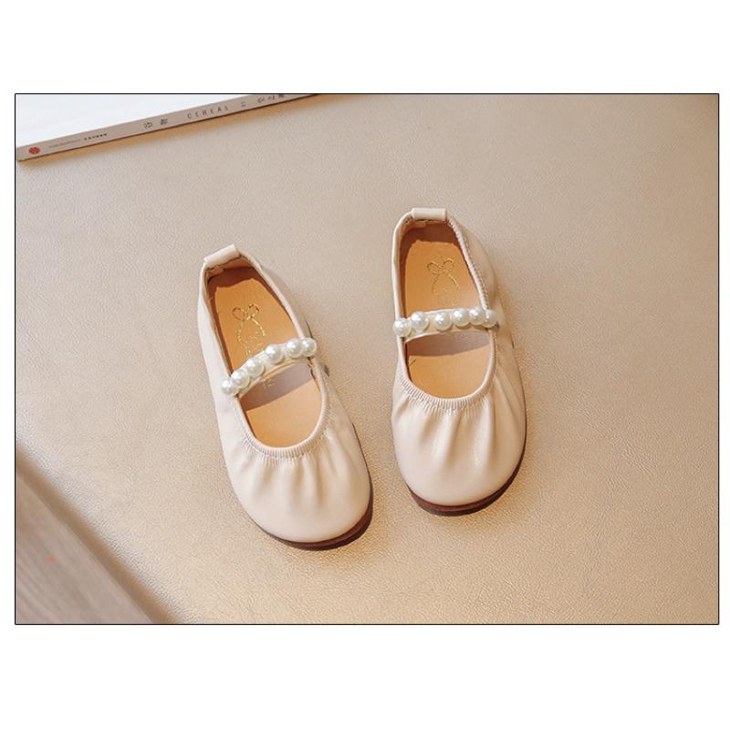 Girls' Leather Shoes Stylish Princess Flats for Girls Soft-Sole Toddler Loafers for Babies & Young Children Cute Girls Shoes