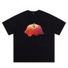 ZAZOMDE Streetwear Hip Hop Melting Apple Graphic TShirt Trendy Unique Liquid Fruit Print Cotton Short Sleeve Casual Fashion Tee