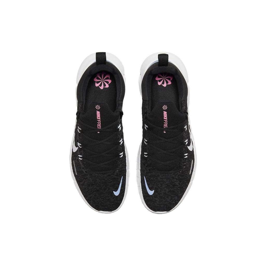 Nike Free RN 5.0 Black Pink Spell Men Sneakers Football-Grey White CZ1884-013