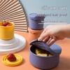 Heat-Resistant Silicone Lunch Box with Lid for Office Workers - Microwave Safe and Insulated for Fresh-Keeping